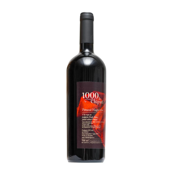 Vin Rosu Feteasca Neagra 1000 De Chipuri 0.75l